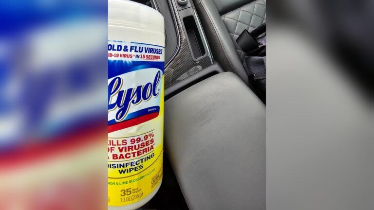 Can You Use Lysol Wipes on Car Interior