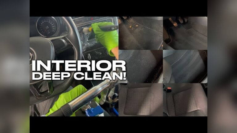 How to Deep Clean a Car Interior
